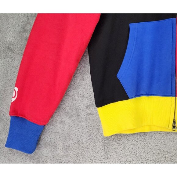 BAPE Medicom Toy Bear Shark Hoodie Unisex Medium Multicolor Full Zip Long Sleeve - Picture 10 of 16